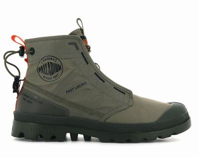 Botas Palladium PAMPA TRAVEL LITE Hombre Verde | Costa Rica-40975